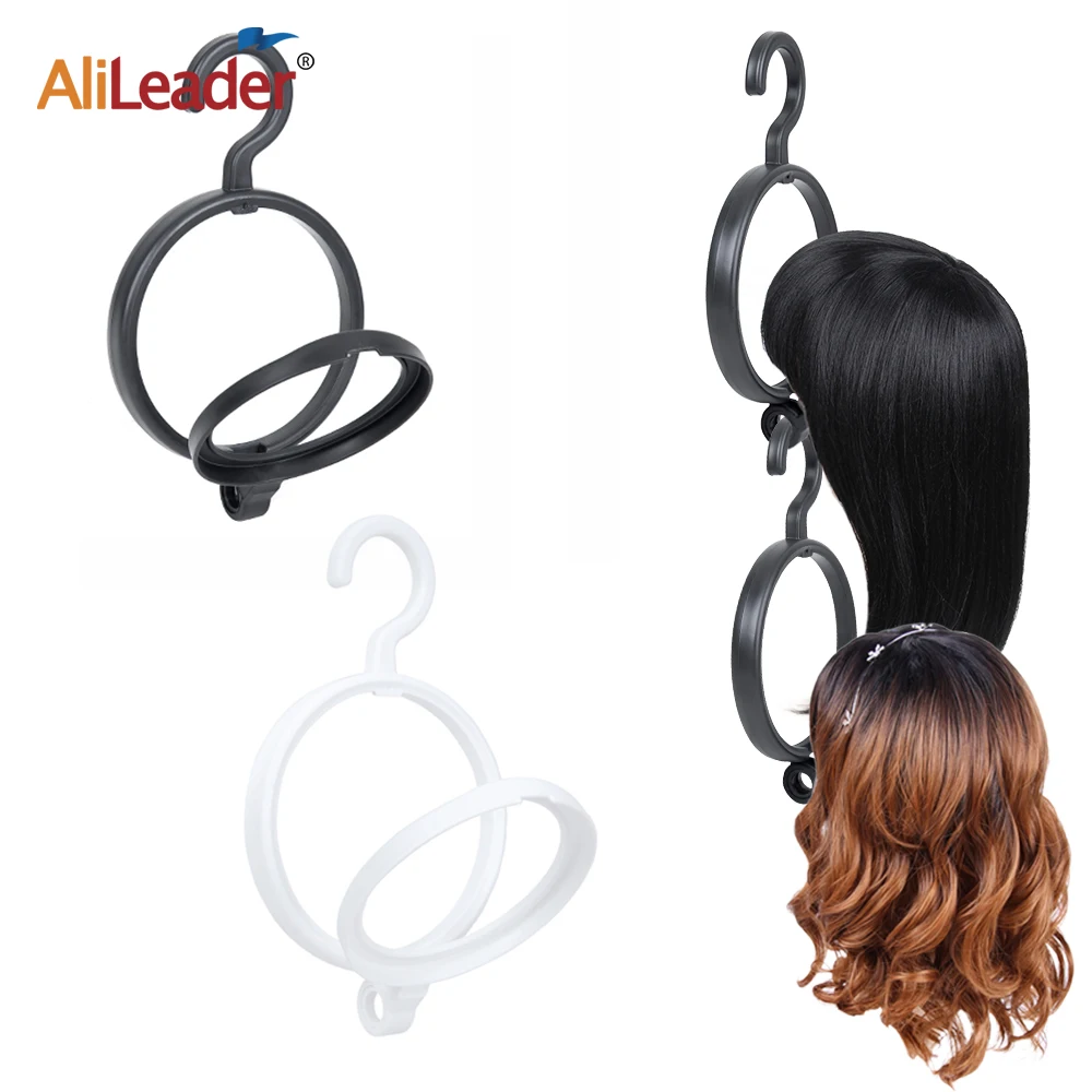 1Pcs Hanging Wig Stand For Wig Display Styling Portable Wig Hanger Hair Dryer Durable Wig Hanging Stand Display Tool Black White