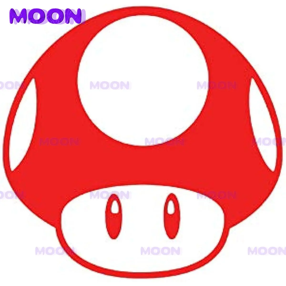 

Cute Mushroom Decal Vinyl Car Decal Car Bumper Decal Decoration Red Size Customizable