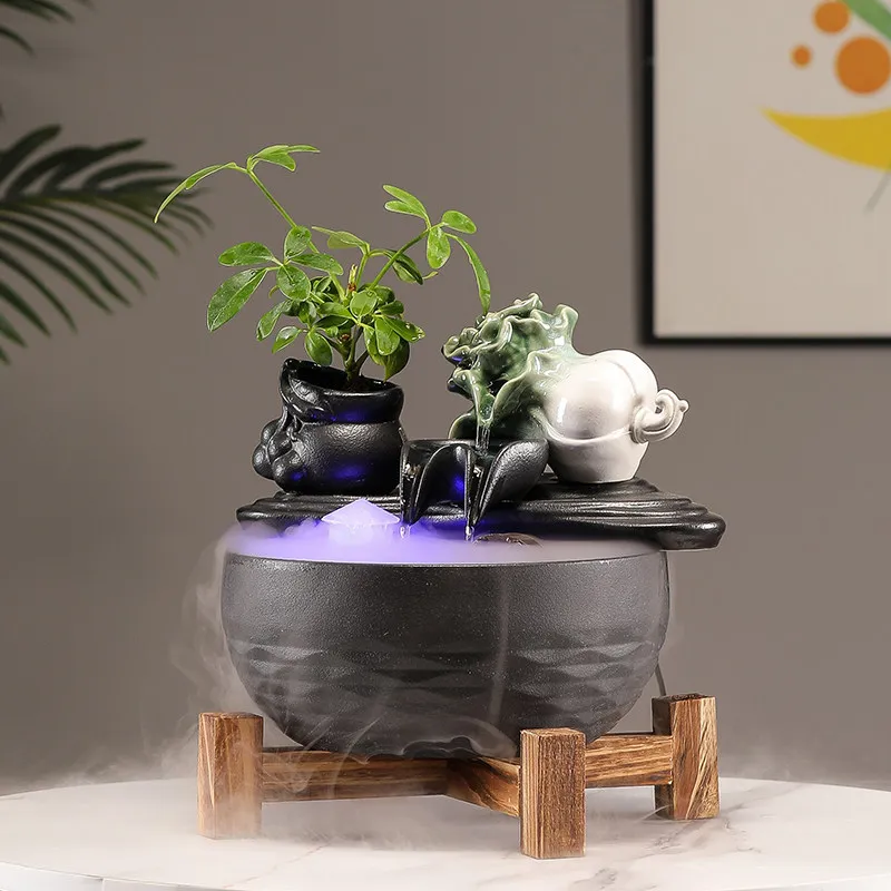DSA  Generates Money Ornament Waterscape Water Car Home Furnishing Living Room Desktop Office Fountain Circulation Creative