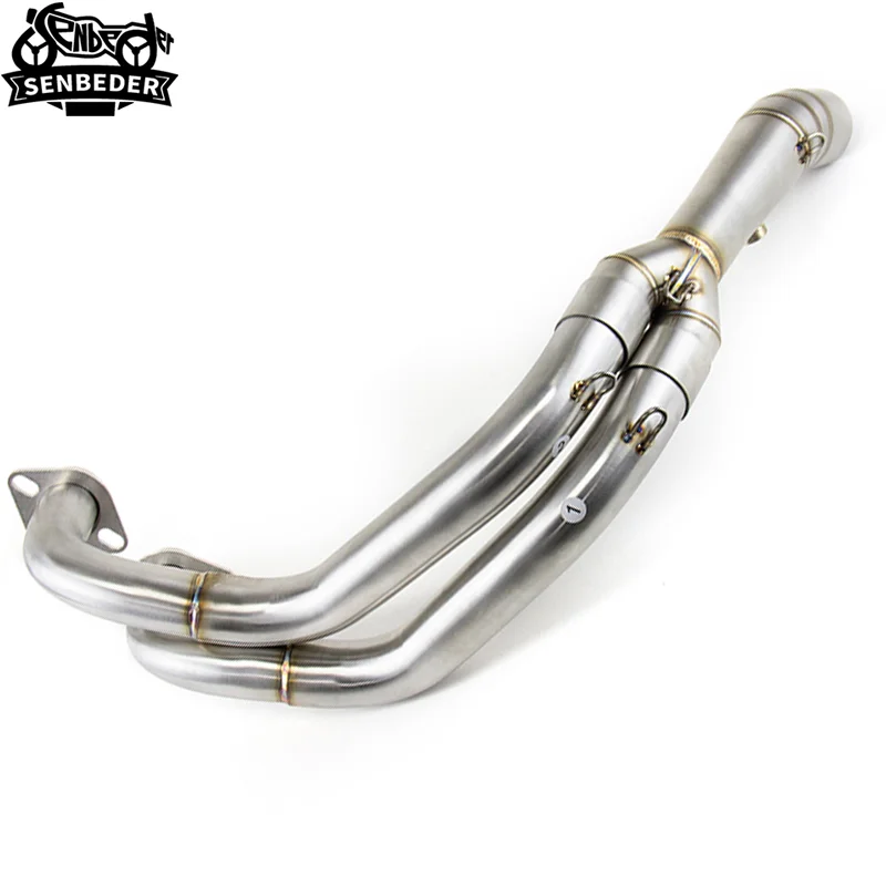 For Yamaha MT07 FZ07 YZF Motorcycle Exhaust Whole System Pipe Muffler Tips For R7 XSR700 Tracer 7 GT Slip on Sports SC Exhaust