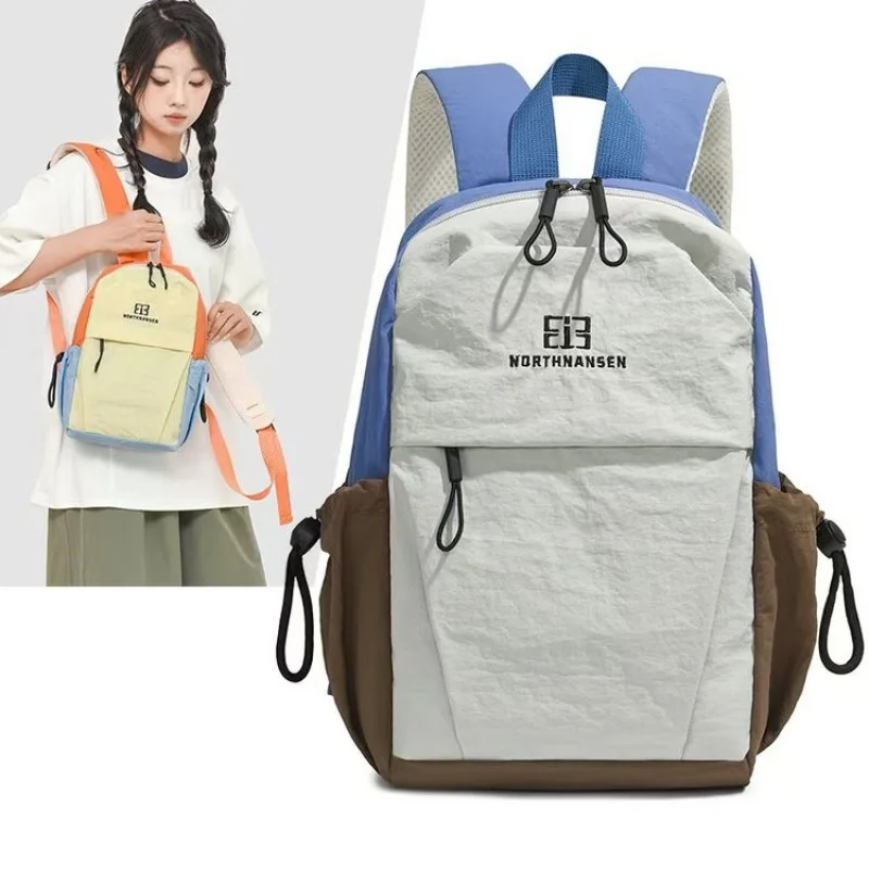

Dopamine Alpaca Bag Large Capacity Color-Block Backpack for Hiking, Mountaineering, and Outdoor Sports