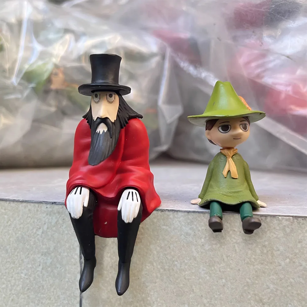 Bonecos de Ação Snufs Família Gordinha de Desenho Animado Fofos, Modelo de Decoração, Coleção de Bonecos de Anime, Presentes para Crianças
