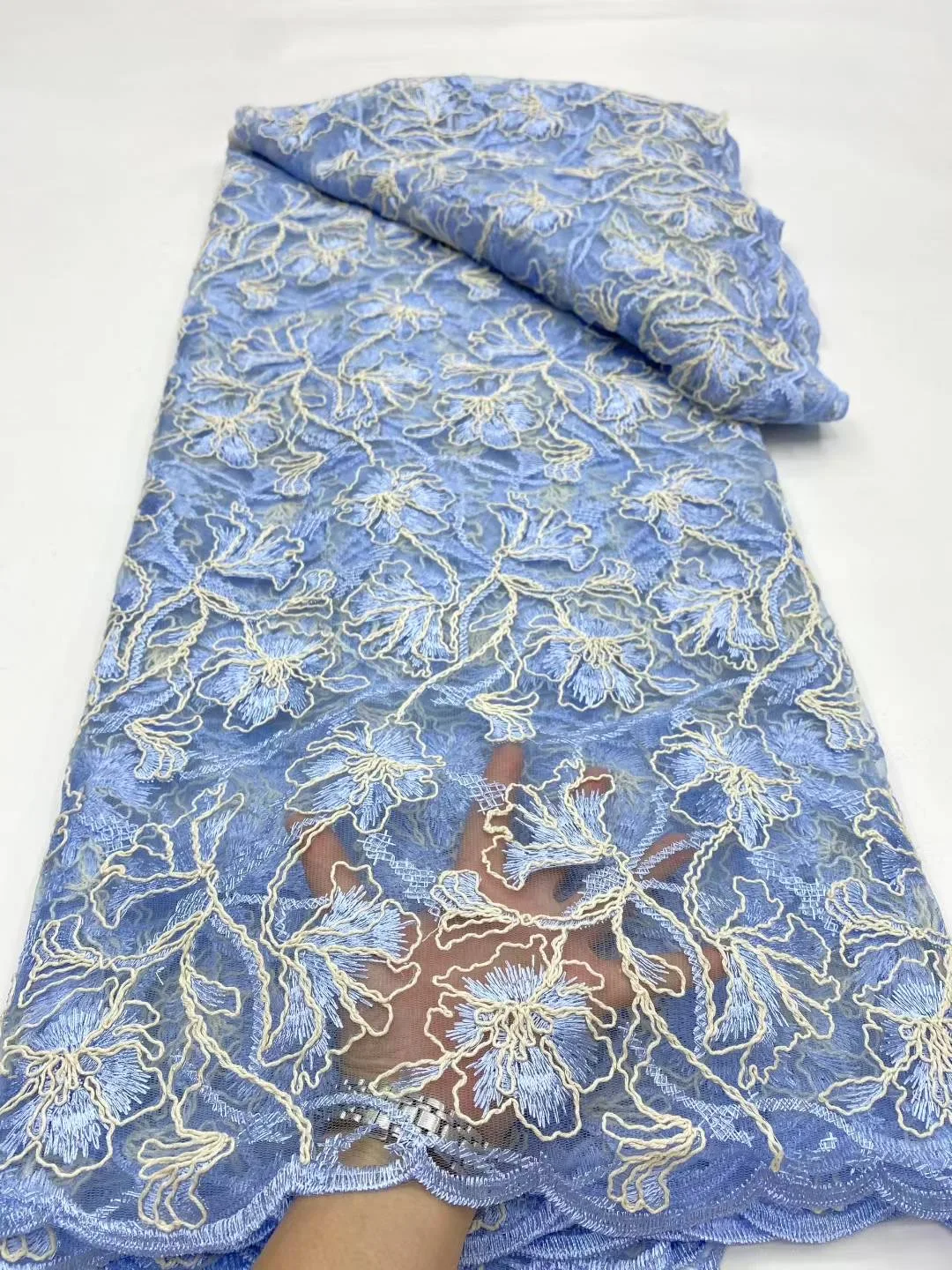 أحدث أقمشة الدانتيل الأفريقي 2025 جودة عالية، أقمشة بالمتر، ترتر، تول، فساتين زفاف، تطريز، شبكي، قماش، 5 ياردات