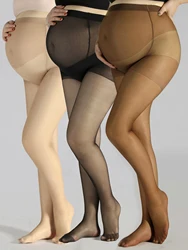1/2/3 sets of high stretch tight pants for pregnant women's abdomen, fashionable thin silk stockings, and pantyhose