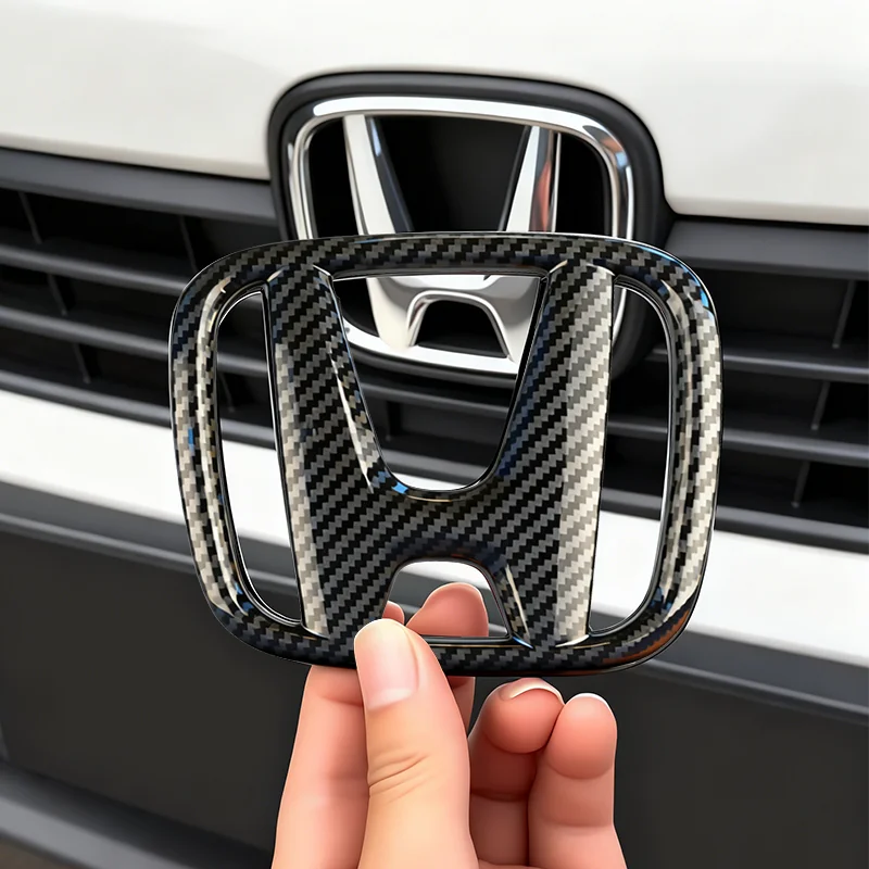Honda Car Logo ABS Auto Front Grille Emblem Trunk Sticker Accessories For Honda Accord Civic 8th 9th 9.5th 10th 11th Generation