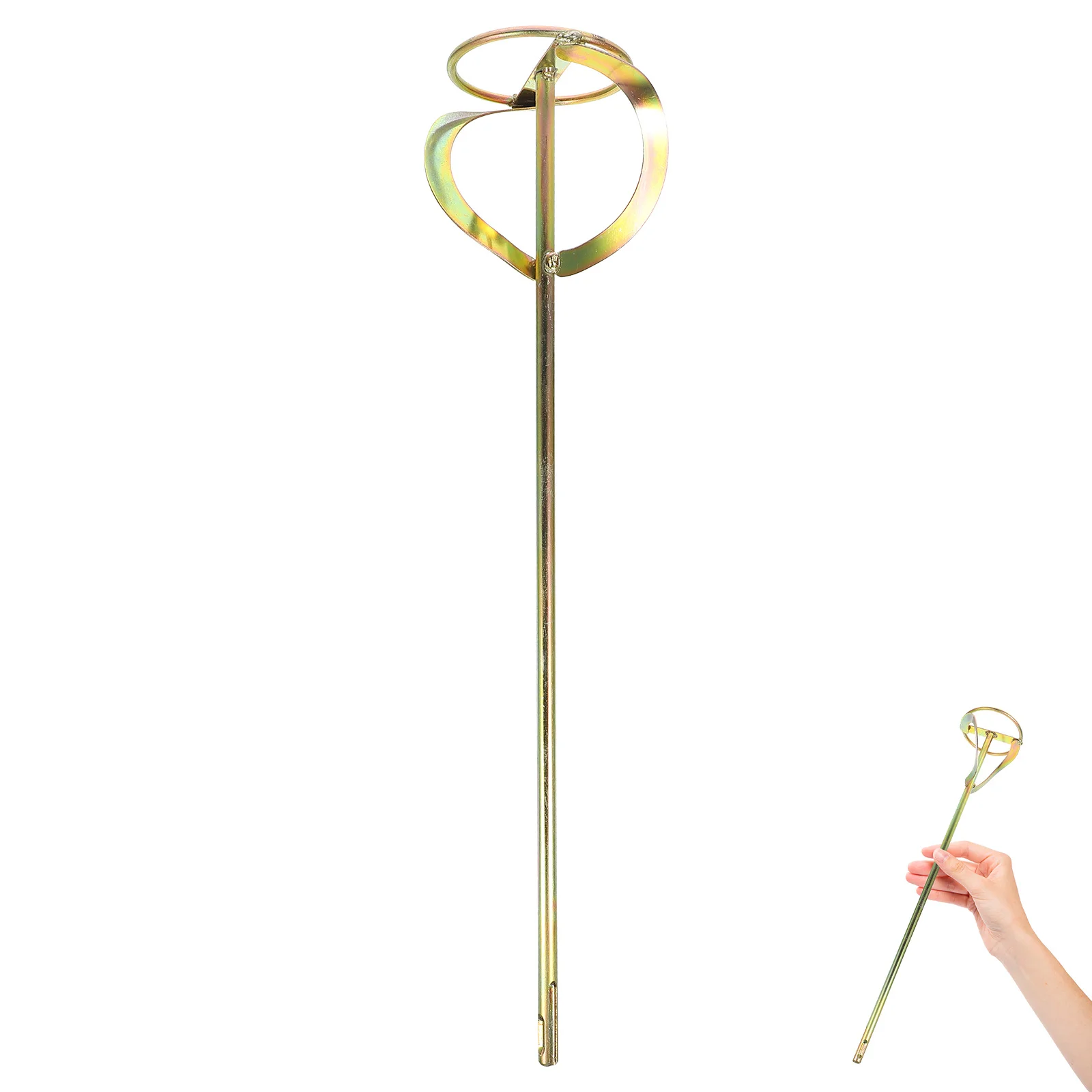 Mezclador de pintura y barro de alta resistencia para taladro, accesorio de varilla mezcladora de cemento, eje Hexagonal, alta dureza, resistente al desgaste