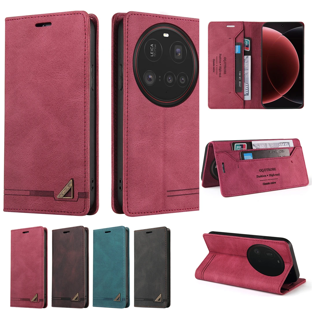 

Plain Flip Case For SONY Xpeia 10 5 1 VI V IV ACE III 5G 4G Cases Leather RFID Blocking Texture Metal Shell Cover