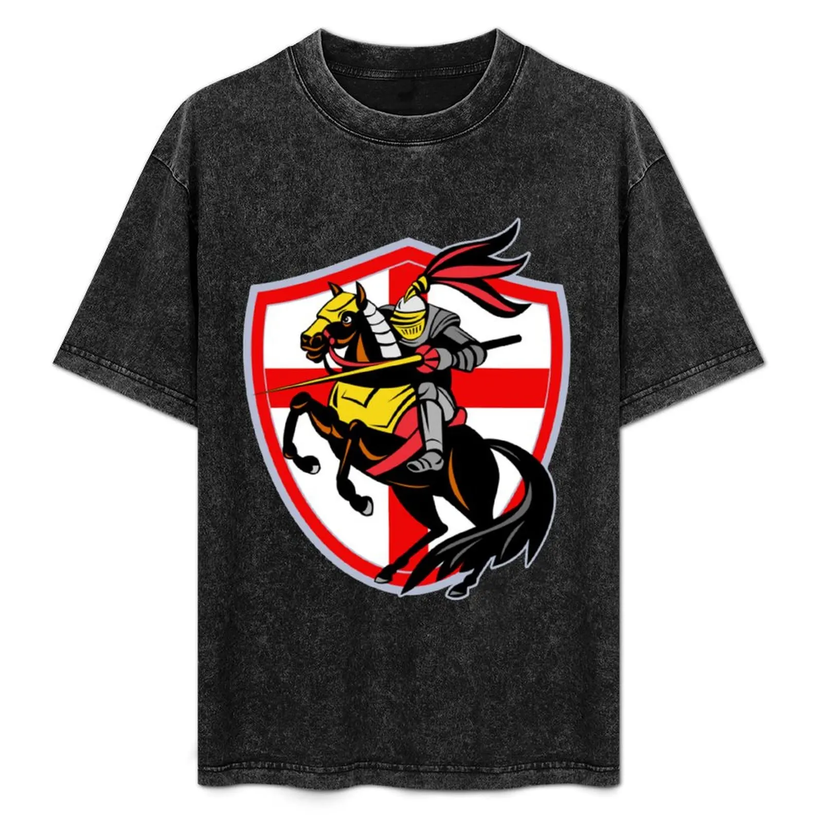 

Medieval Knight T-Shirt Vintage Style Printed Top