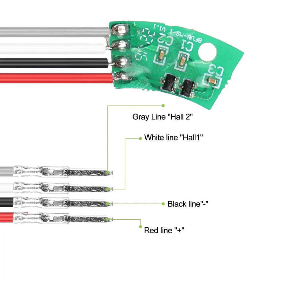 For Bafang Mid Motor Pas Hall Sensor Board Cable For MidDrive BBS01 BBS02 750W 1000W Electric Bicycle Accessories