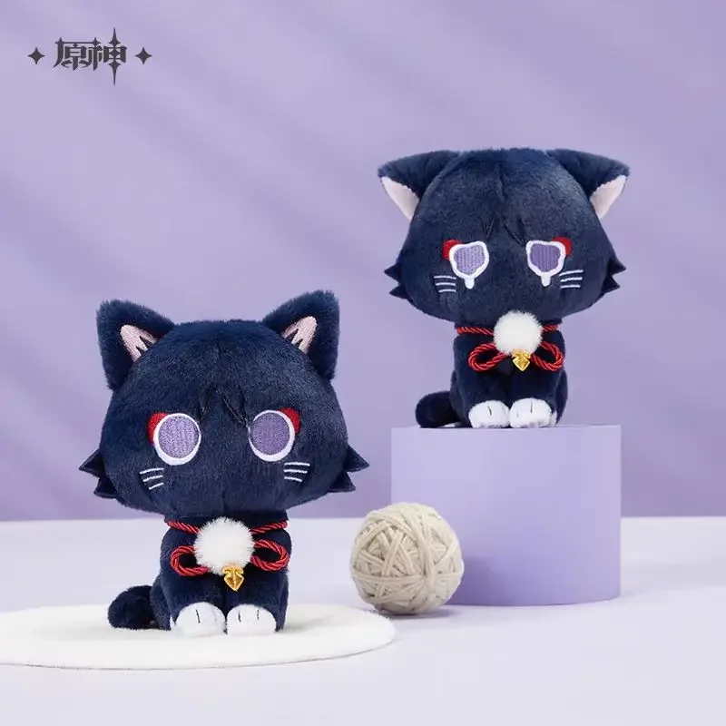 

Stuffed 12cm Anime Game Genshin Impact Wanderer Fairytale Cat Plush Toys for Kids Cosplay Birthday Holiday Cotton Gift Christmas