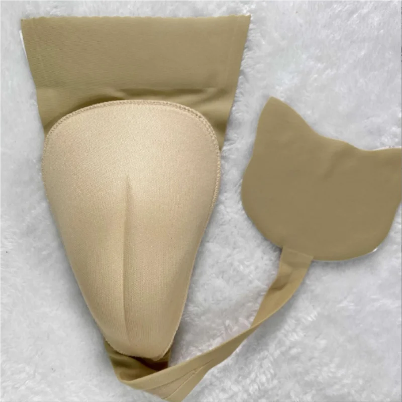 

Self-adhesive reusable CD dressing JJ pants underwear Shaping groin protection bottom pants hiding JJ invisible butterfly T pant