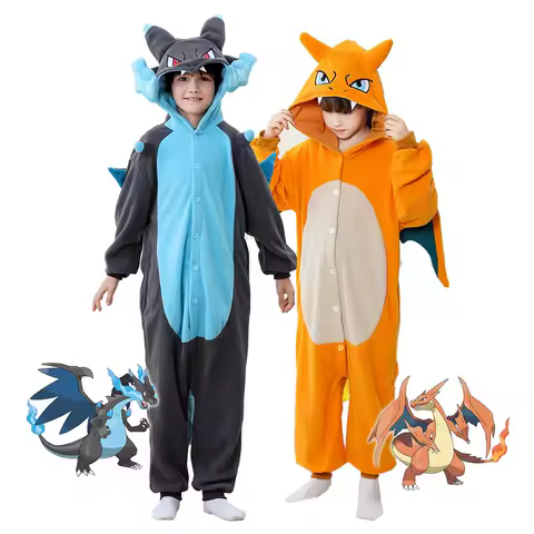 Dragon Cosplay Boys Girls Halloween Costume Anime Onesies Party Jumpsuit Festival Gift Funny Cute Clothes Button Closure