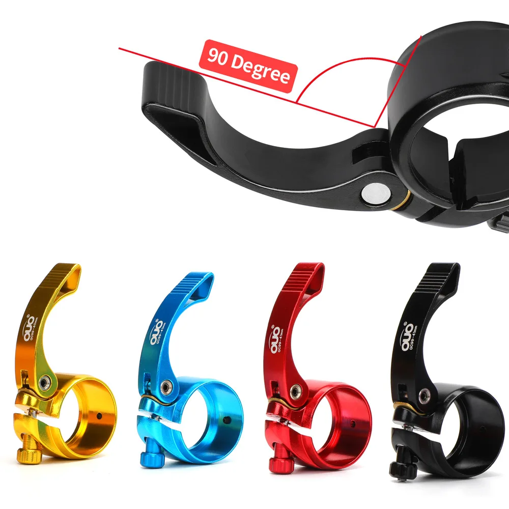 CNC Folding Bicycle Seat Tube Clamp Suitable for Sp8 Generation Driving Seat Tube Clamp 40/41mm Colorful Bicycle Seat Tube Clamp