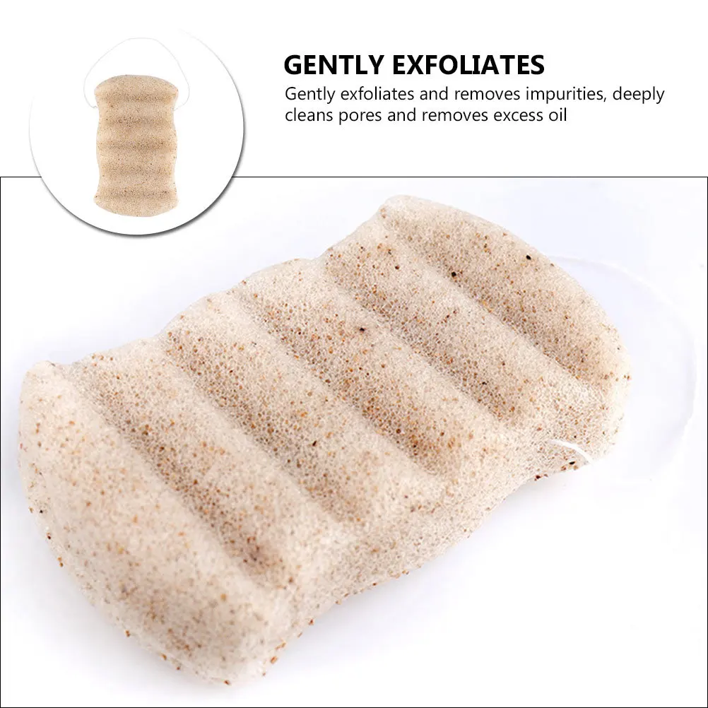 

1Pcs Wave Shape Facial Sponge Gentle Exfoliating Skin Care Tool Deep Cleansing Pore Cleaning Face Wash Cosmetics Pad for Daily