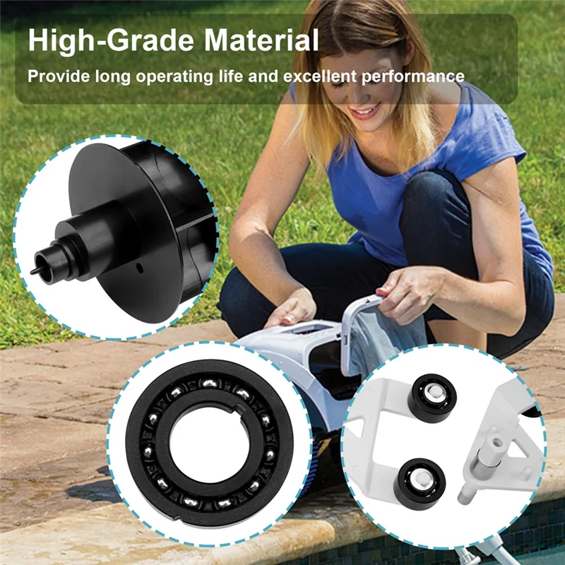 

T02C!11Pcs AXV621DAT Turbine Bearing For Hayward Automatic Pool Cleaner Compatible With AXV036BP AXV601CAT