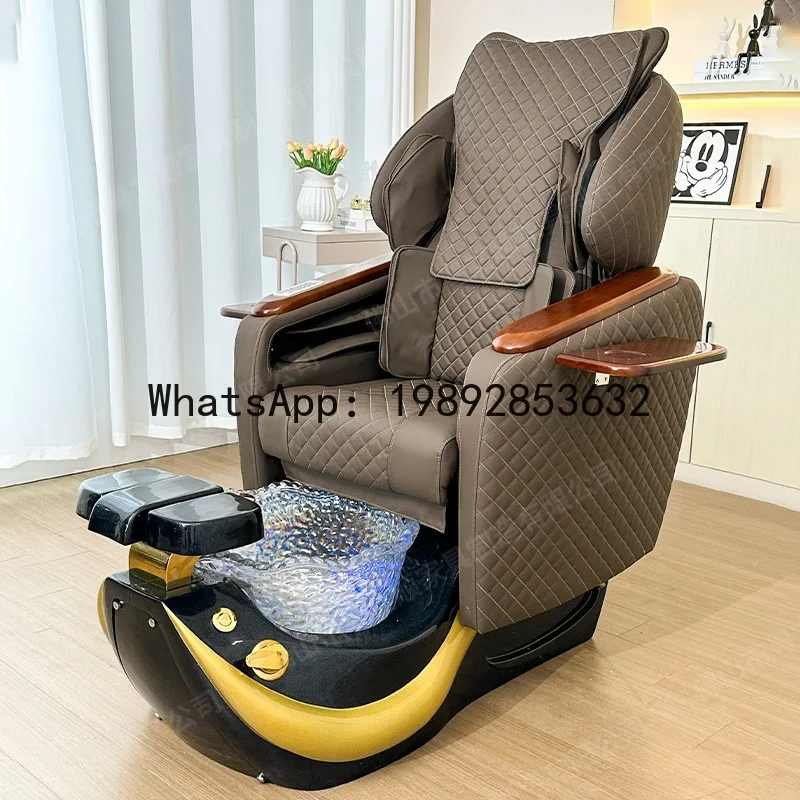 LYY Electric Reclining Nail Massage Chair Foot Spa Sofa Recliner Manicure Stool Nail
