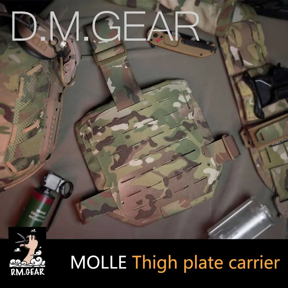 DMGear Tactical Molle Drop Leg G Holster Platform Magazine Pouch Thigh Protector Glock Airsoft Plate Carrier Hunting Outdoor