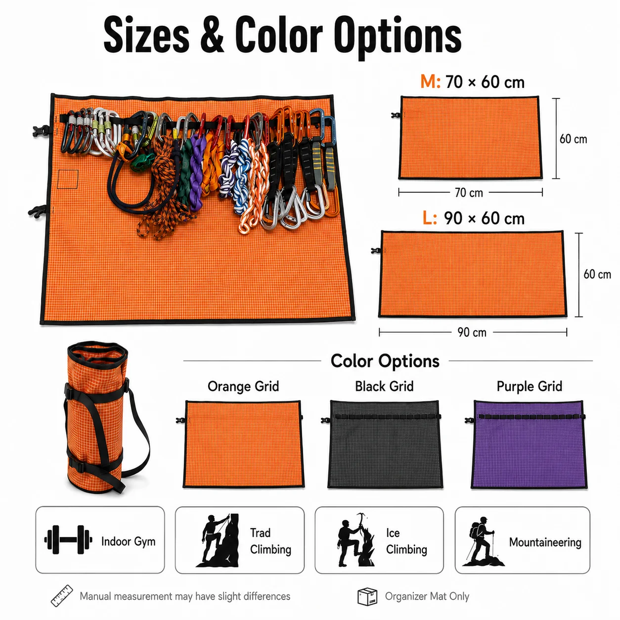 Climbing Gear Roll-Up Organizer 6