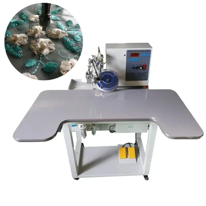 Hot Fix Making Machine Hotfix Setting Machine Manual Rhinestone for Shoes Industrial Automatic 2 Colour Rhinestone Engine 200W