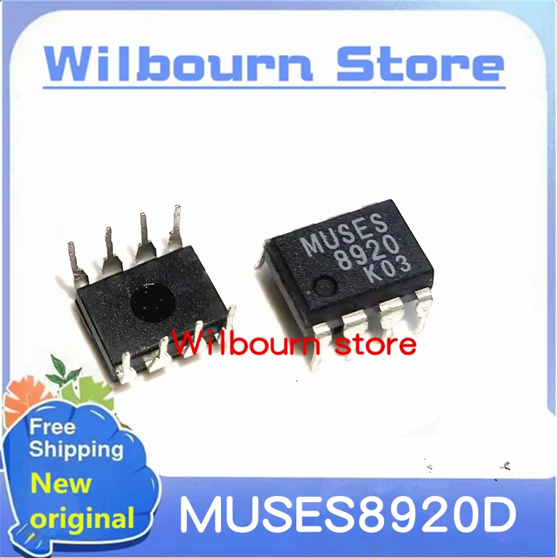 2pcs~10pcs/LOT MUSES8920 MUSES8920D  MUSES 8920 DIP8 100% New original audio FET input op-amp Free freight