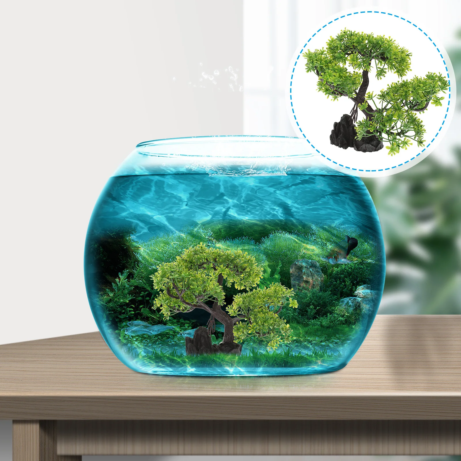 

Aquarium Plant Decor Tall Fake Fish Tank Plants For Freshwater Saltwater Aquariums Lifelike Artificial Aquatic Plants Fish