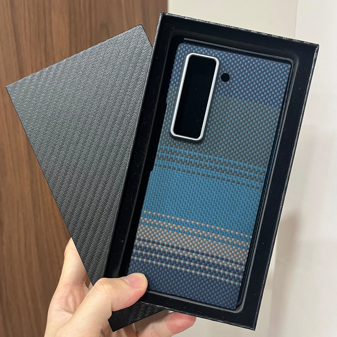 

Чехол для телефона из углеродного волокна для Samsung Galaxy Z Fold Se Special Edition W25 5g Magnetic Aramid Global W 25 25 Вт Magsafe Macsafe