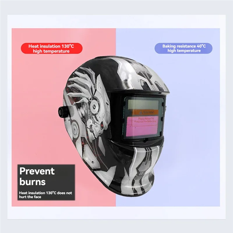 

2025 Trend Welding Helmet Professional Solar Energy Auto Darkening Welding Helmet Welding Welder TIG MIG Grinding Mask Robot Sty