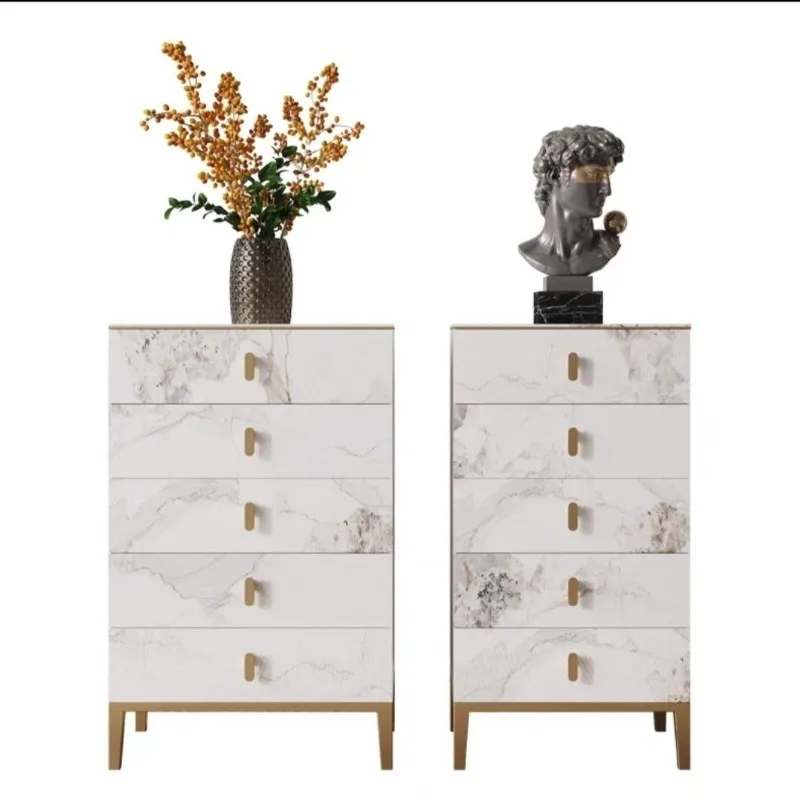 

slab chest of drawers Modern simple living room wall storage cabinet Small apartment bedroom Premium storage cabinet