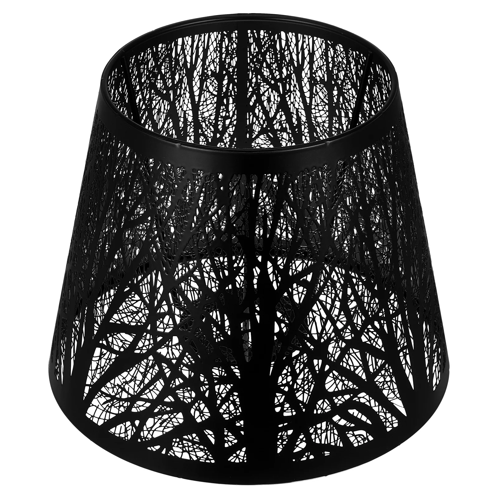 

E27 Black Tree Shadow Lampshade for Table Lamp Durable Dust Proof Soft Tree Shadow Lampshade Light Projection Decorative Cover