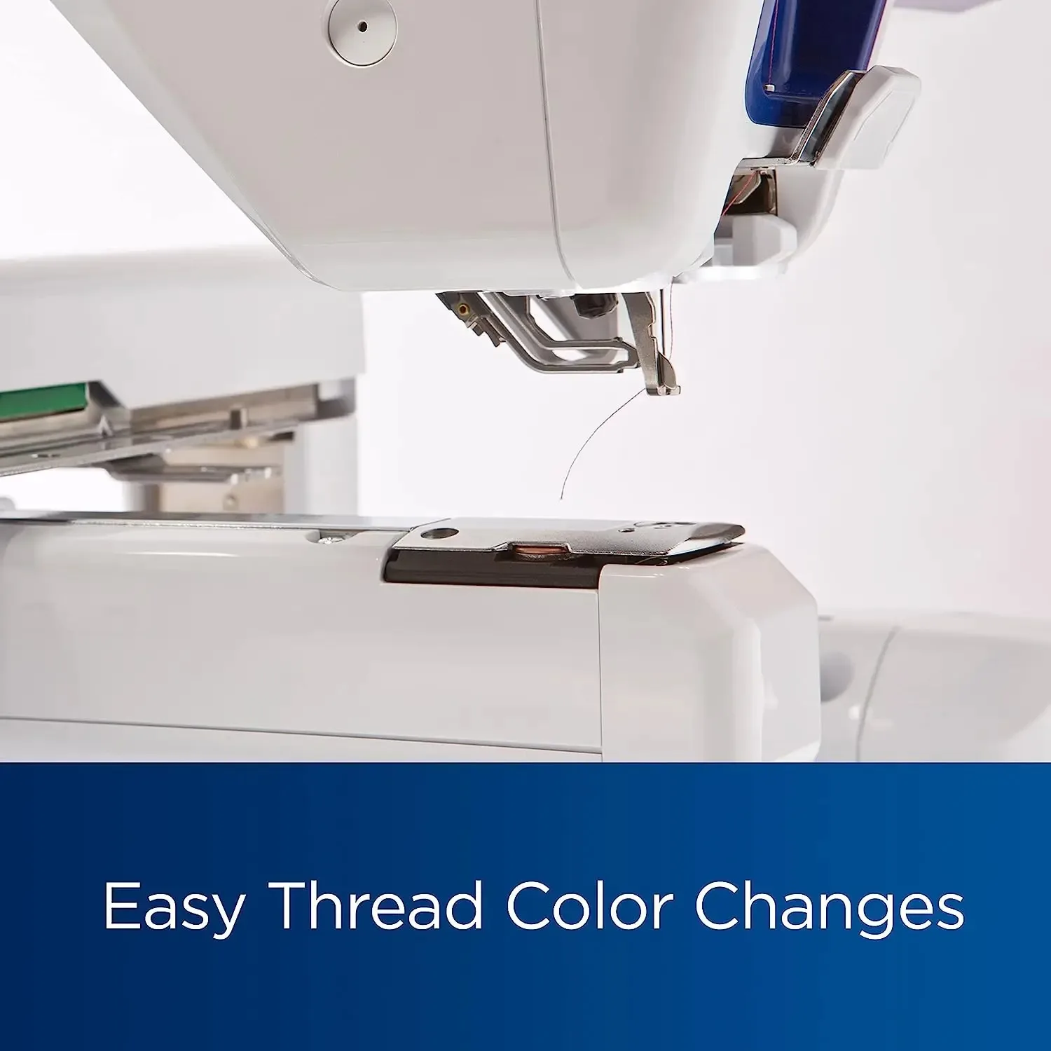 PRS100 Single Embroidery Machine 4-Spool Rack Free Arm Embroidery Machine for Home Use with Design Software