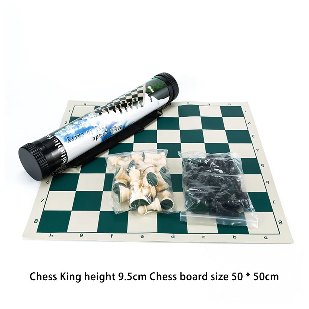 Chess Pieces Kids Toys Modern Game Chessboard Educational Family Games