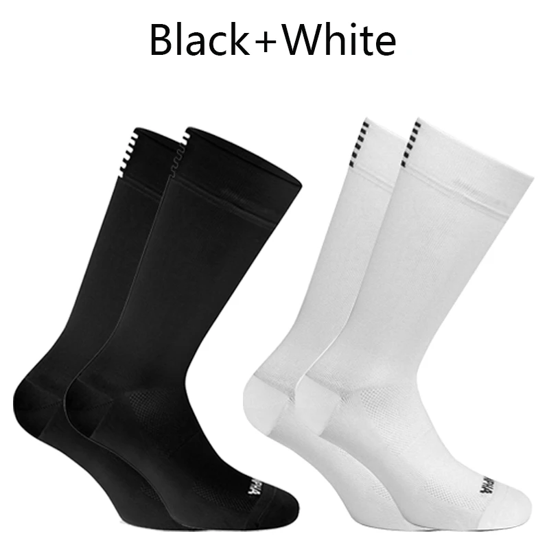 2 Paar Radsocken für Herren, atmungsaktives Mesh, hochwertige Profi-Wettkampfsocken, Marken-Sportsocken, Laufsocken, Rennradsocken