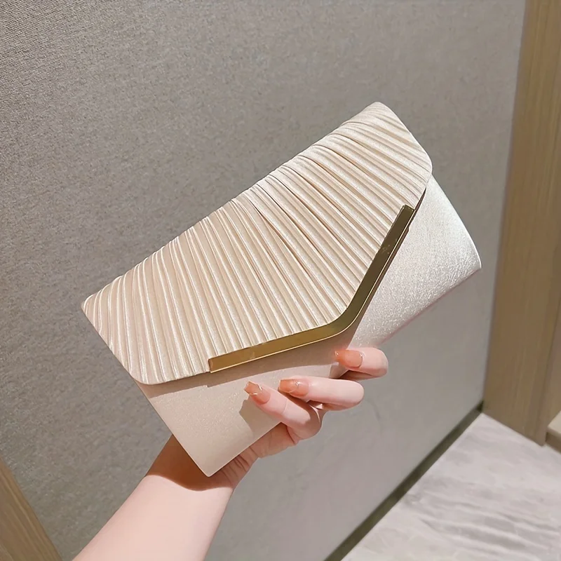 حقيبة مسائية أنيقة مغلف ، مخلب عشاء كلاسيكي ، حقيبة يد نسائية رسمية ، مناسبة لحفل الزفاف والكوكتات الراقصة #3