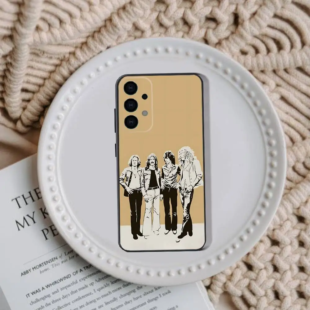 Hot L-Led Z-Zeppelins Band Phone Case For Samsung Galaxy A73,31,32,72,41,53,52,71,22,5G,Note,J7,8,9 Soft Black Cover
