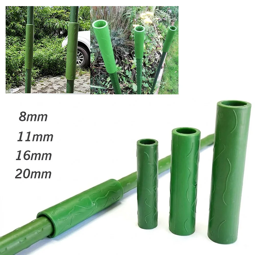 20PCS Garden Stakes Grafting Stick Joint Accessories Plant Support Connectors Vines Climbing Plant Connecting Pipes 8/11/16/20mm