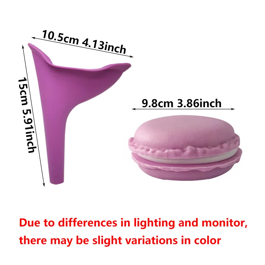 Female Soft Urinal with Storage Box Outdoors Travel Camping Stand Funnel Urinal Woman Portable Urination Device JXB