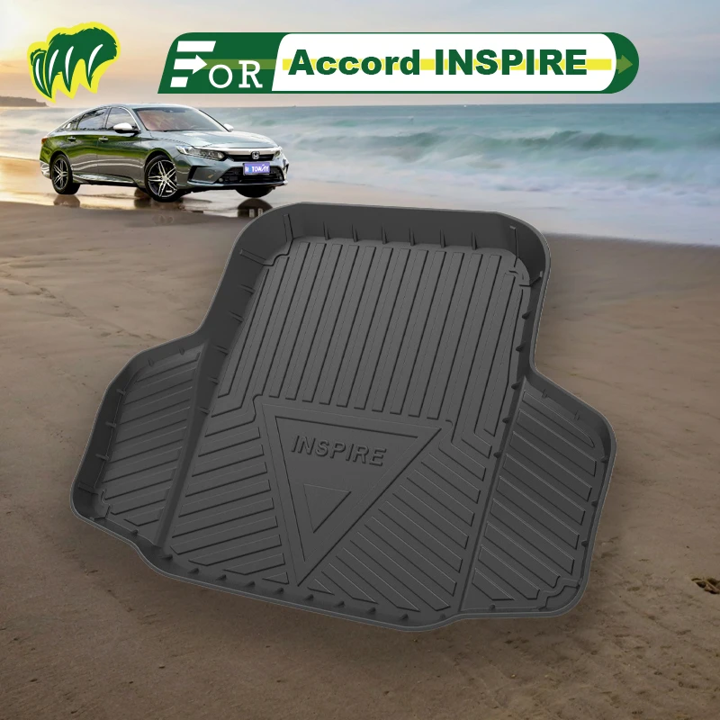 

For Honda INSPIRE 19 20 21 2022 2018-2023 Custom Fit Car Trunk Mat All Season Cargo Mat 3D Shaped Laser Measured Trunk Liners