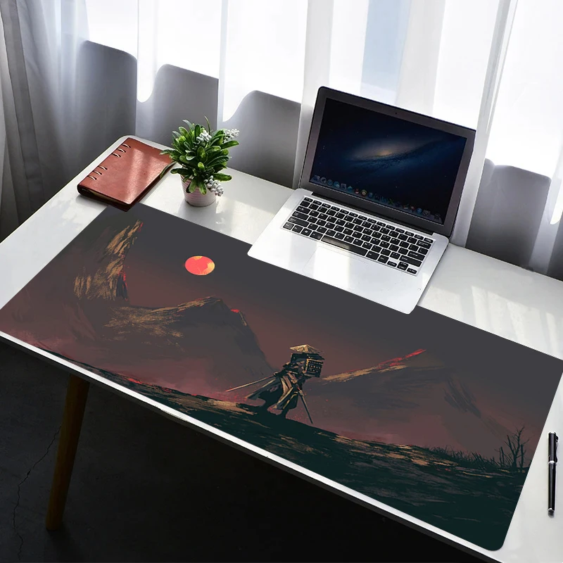 

Mouse Pad PC Non Slip Rubber Cartoon HD Mousepad Laptop Gamer Cabinet Keyboard Pad Office Computer Gaming Desk Samurai Mouse Mat