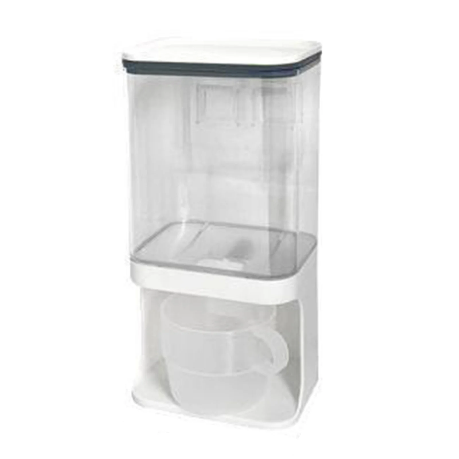 Laundry Detergent Dispenser with Cups Laundry Powder Container for Scent Booster Stain Remover Powder