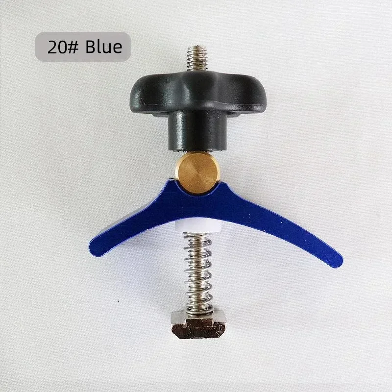 Porca para T Rail Clamp Set, T-Track, Alumínio Mini Clamp Set, Carpintaria Router, Saw Drill, 1 Pc