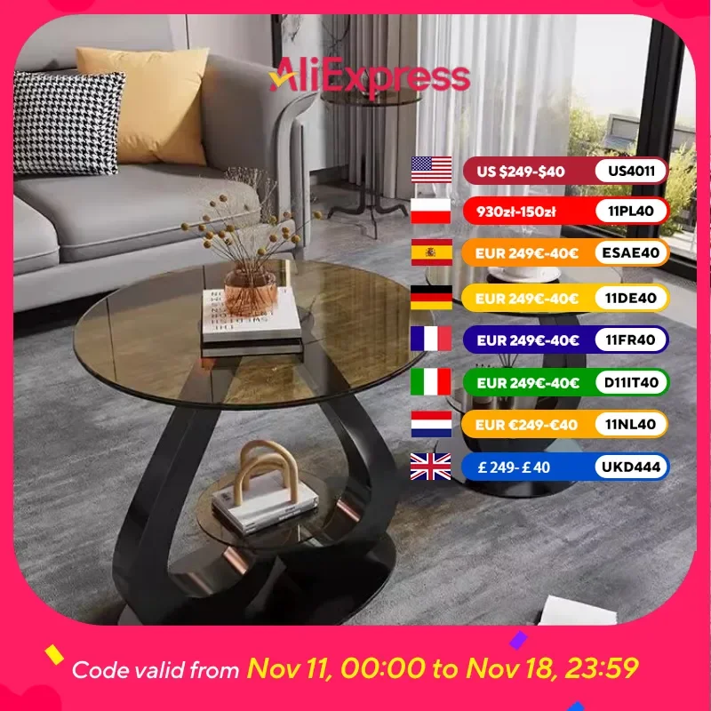 

Natural Waterproof Coffee Table Sets Aesthetic White Luxury Coffee Tables Designer Unique Floor Stolik Kawowy Unique Furniture