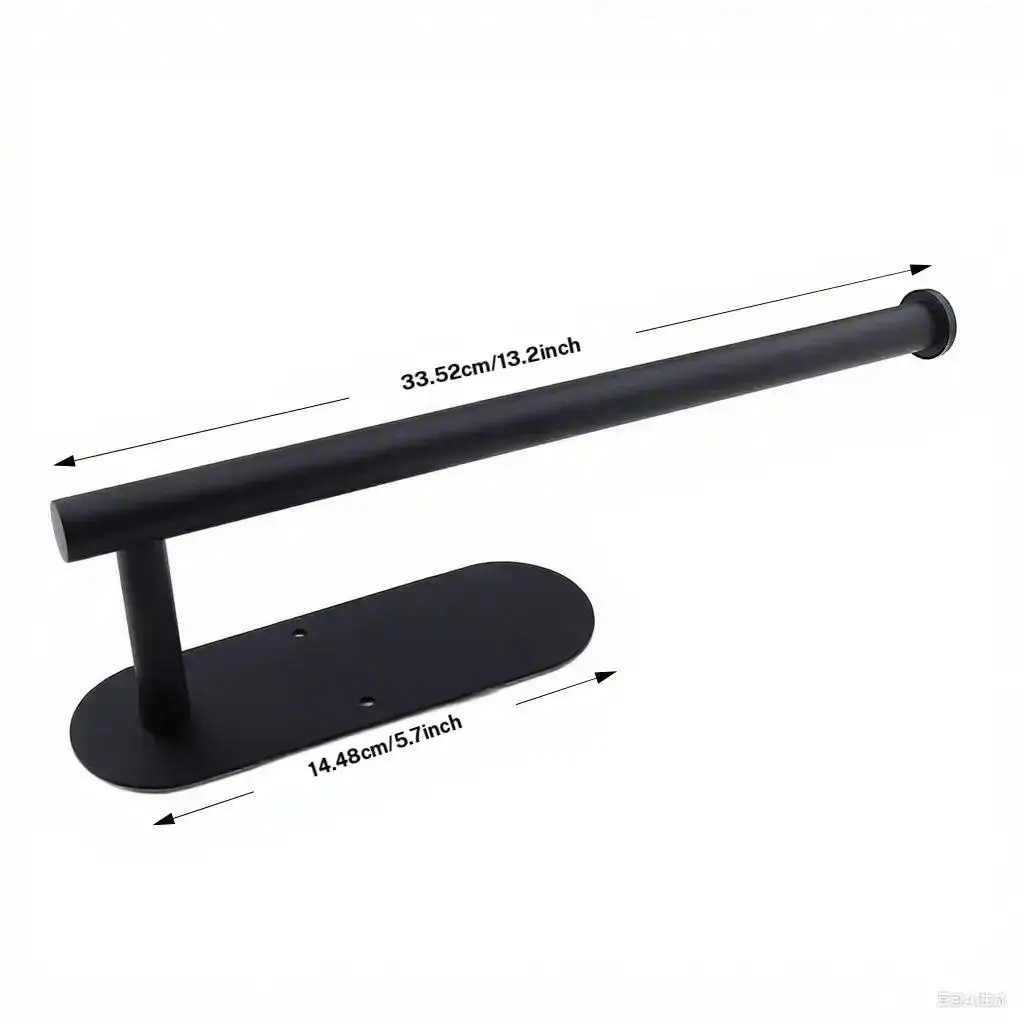 Circular Plastic Non-Perforated Cabinet, Kitchen Tissue Holder, Bathroom Roll Paper Holder, Wall Mounted Toilet Paper Holder