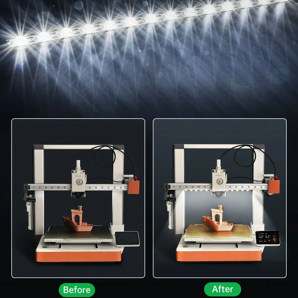 BIGTREETECH الباندا لوكس مصباح ليد بار عدة تركيب مغناطيسي سبائك الألومنيوم قشر وشريط LED قطاع لمختبر بامبو P1 X1 A1