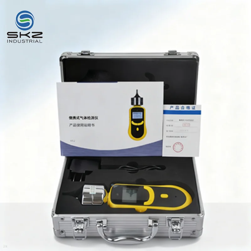 SKZ1050-O2 Portable Oxygen Gas Detection Equipment 0-25% 0-30%VOL Best-Selling Pump Sampler with Suitcase for Safety Measurement