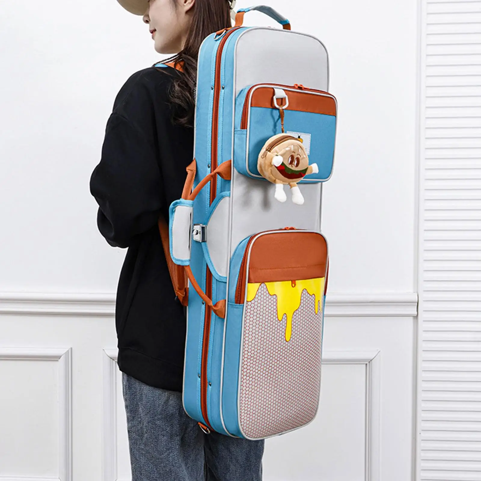 

4/4 Violin Case with Back Strap and Handle Professional Stylish Trendy