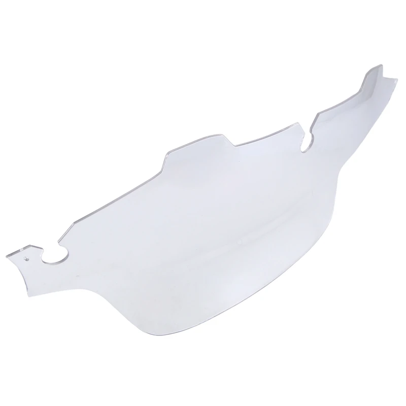 8 Inch Windshield Deflector Wavy Windshield Fairing Motorcycle Supplies for Harley Gliding Davidson 94-13 As Shown