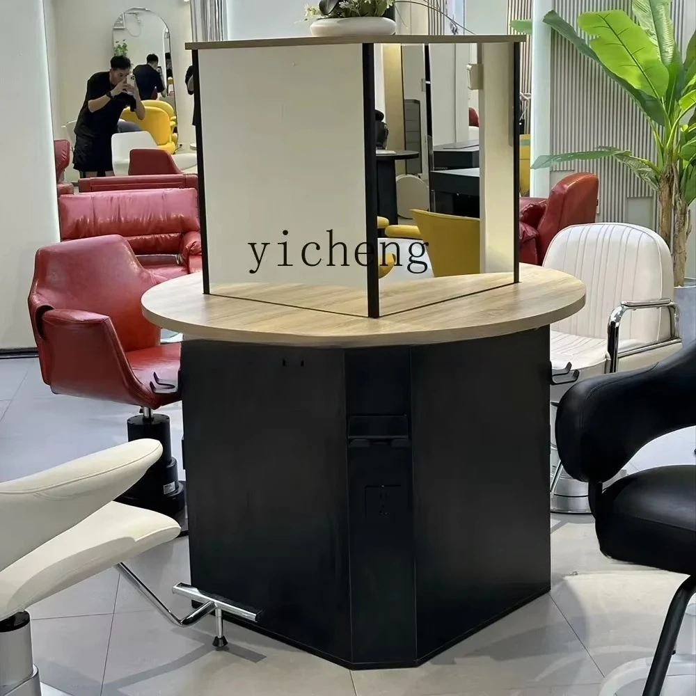 L-electric hairdressing mirror perm and dye single-sided telescopic haircut mirror double-sided makeup mirror