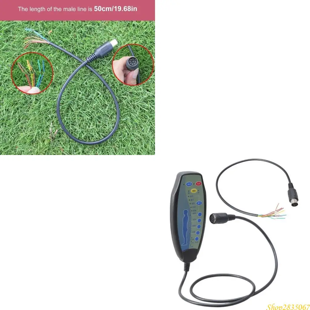 

Electric Recliner Chair Controller 8 Pin Female Heating 4 Massage Modes 831F