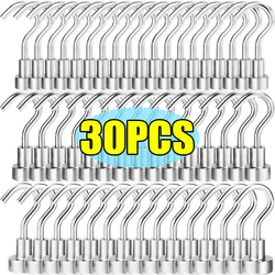 30/1x Strong Magnetic Wall-mounted Hooks Magnet Metal Heavy Duty Hook for Kitchen Bathroom Storage Keys Coat Cups Hanging Hanger