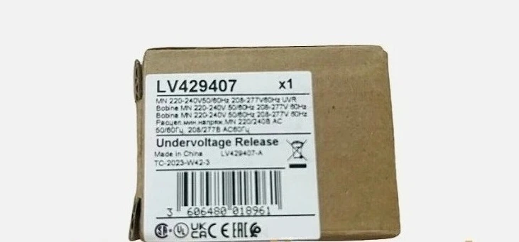 

Brand New Original LV429407 NSX100-630 undervoltage release coil MN 208-277V 60Hz/220-240V Fast delivery